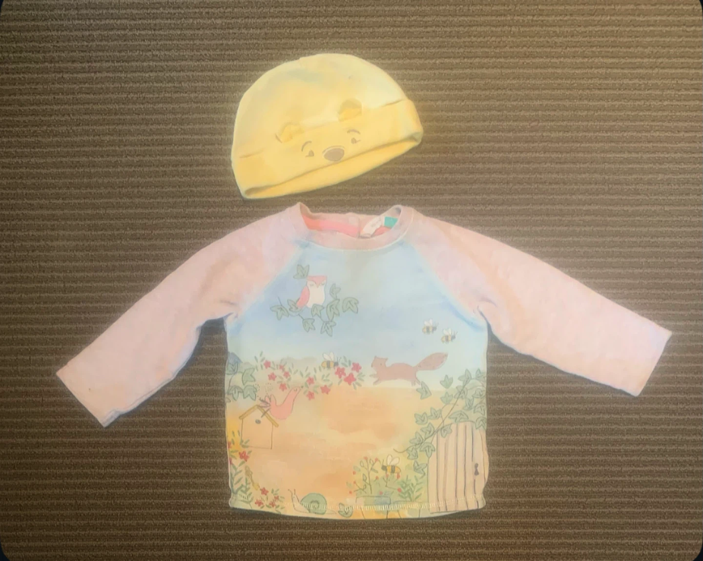 Baby Cardigans, Shirt & cap, and Romper Size 2-9 months bundle - photo 3