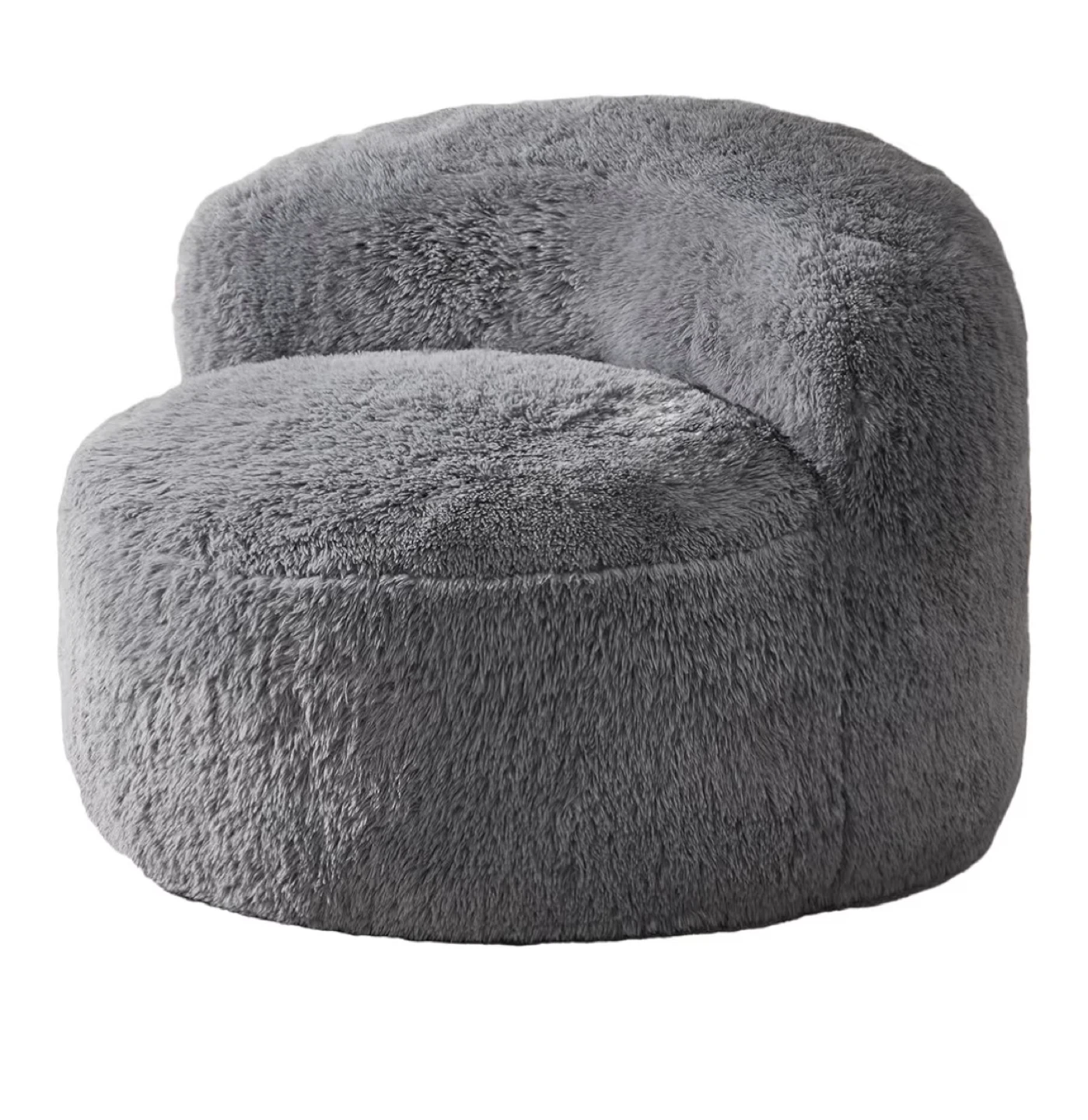 Hobestluk Grey Bean Bag Chair - Like New! - photo 3