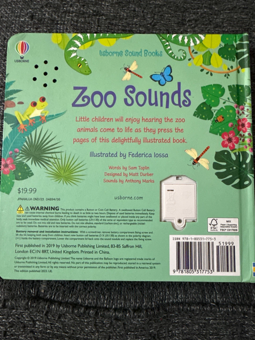 Usborne Zoo Sounds Book - photo 2