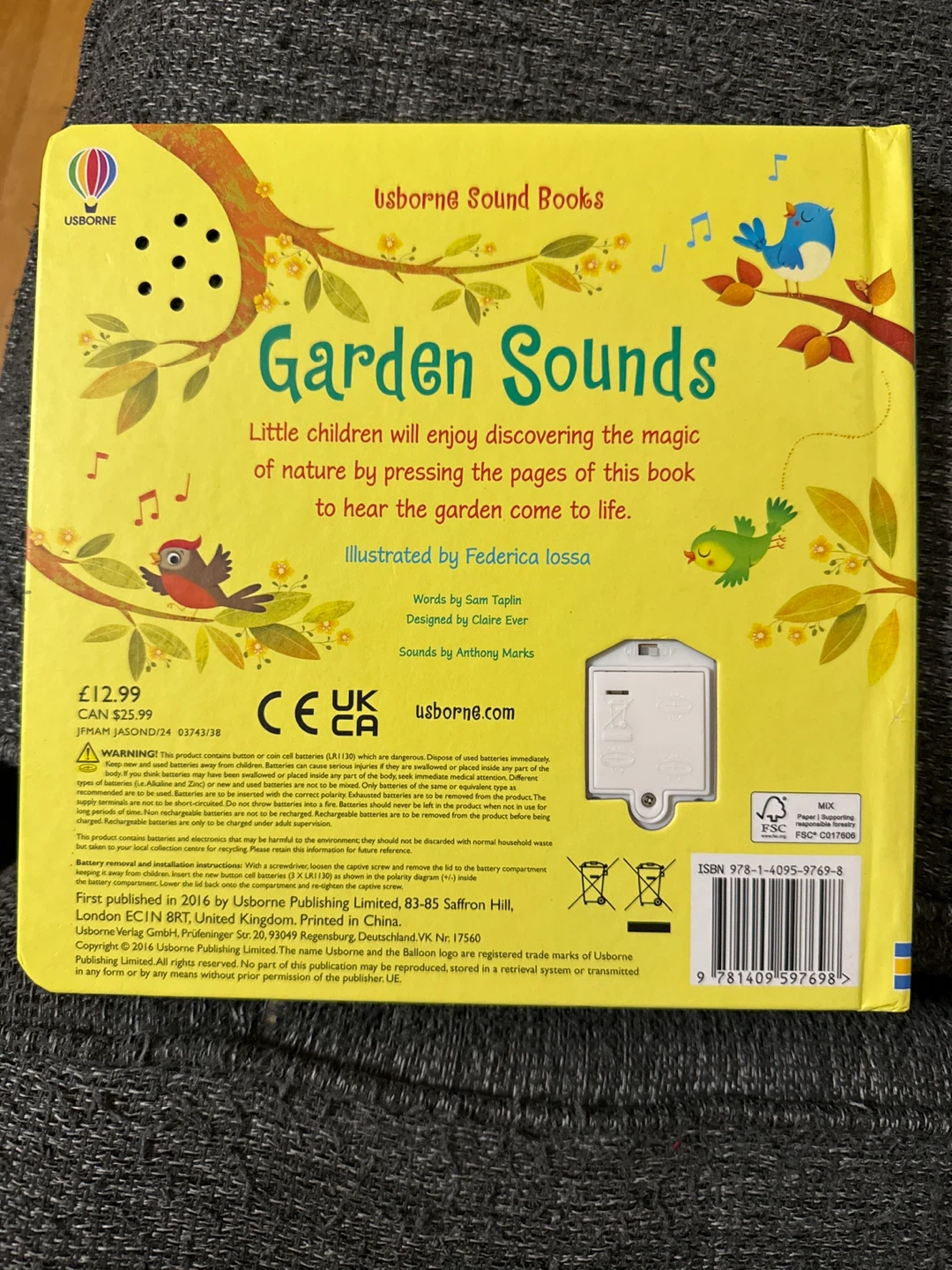 Usborne Garden Sounds Book - photo 2