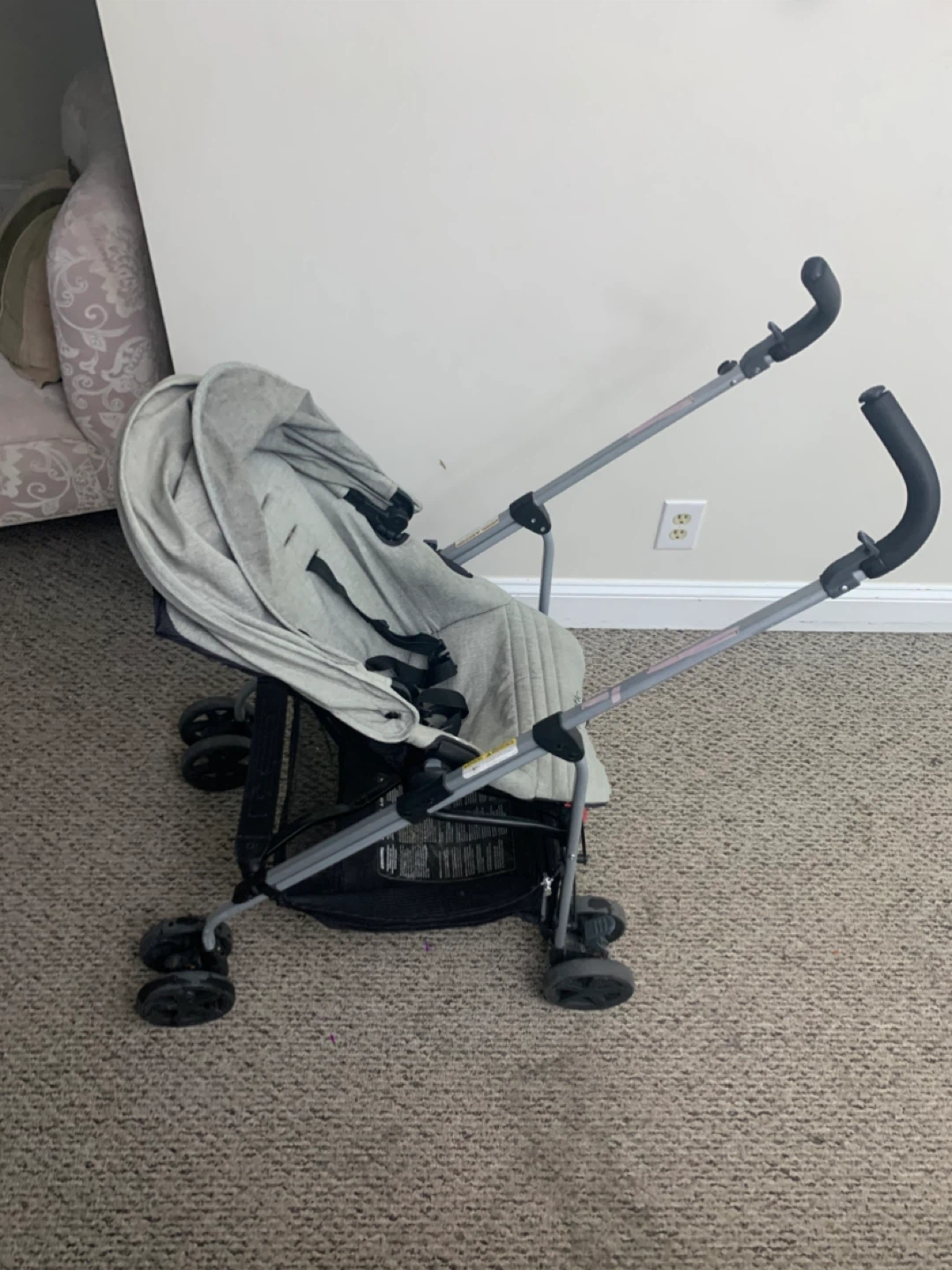 Stroller - Reversible - Evolur Lightweight Grey Baby Strollers - photo 3
