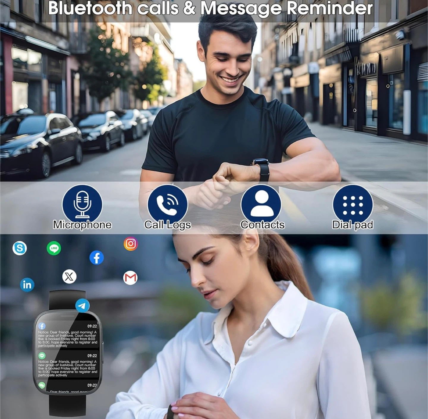 New Puqo T80 Smart Watch - Fitness Tracker - photo 2