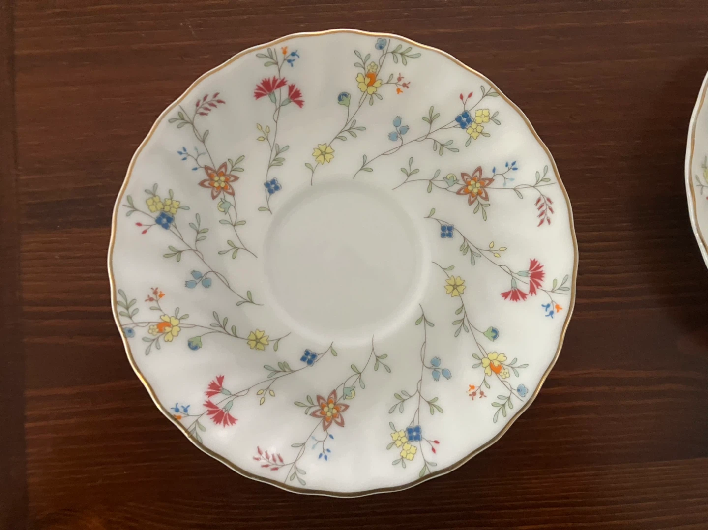 White China Tea Cup & Saucer Set - photo 3