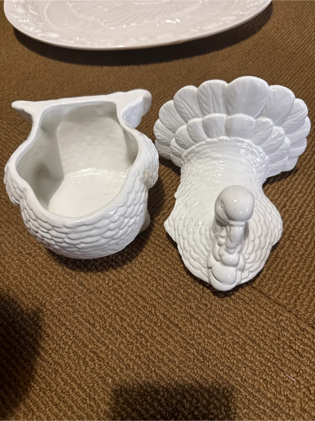 FREE White Ceramic Turkey & Soup Tureen Set - photo 4