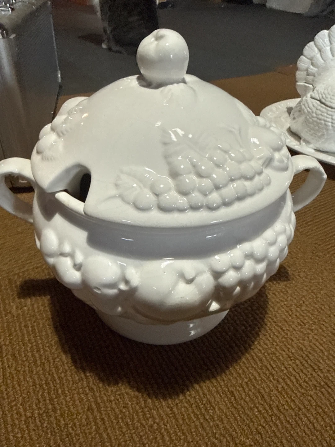 FREE White Ceramic Turkey & Soup Tureen Set - photo 5