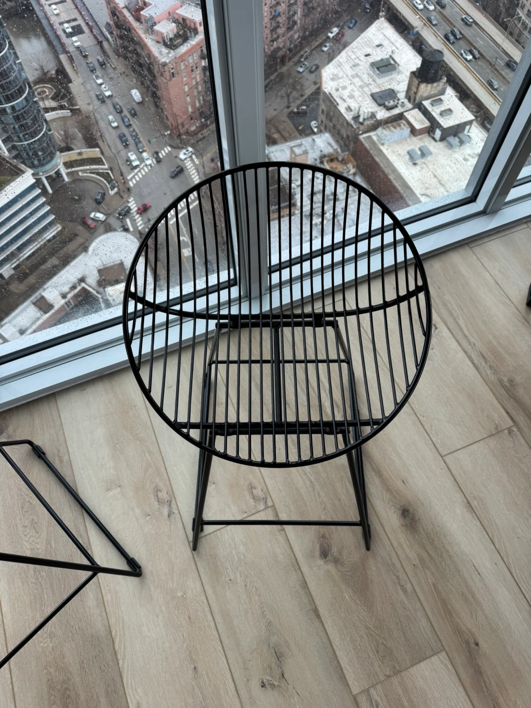 Black Wire Counter Stools - Set of 2 - photo 4