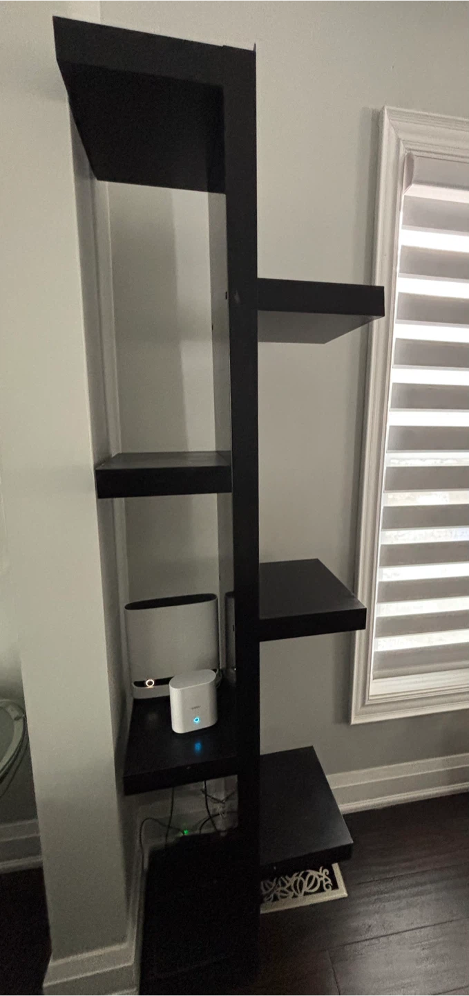 Black Tiered Shelf