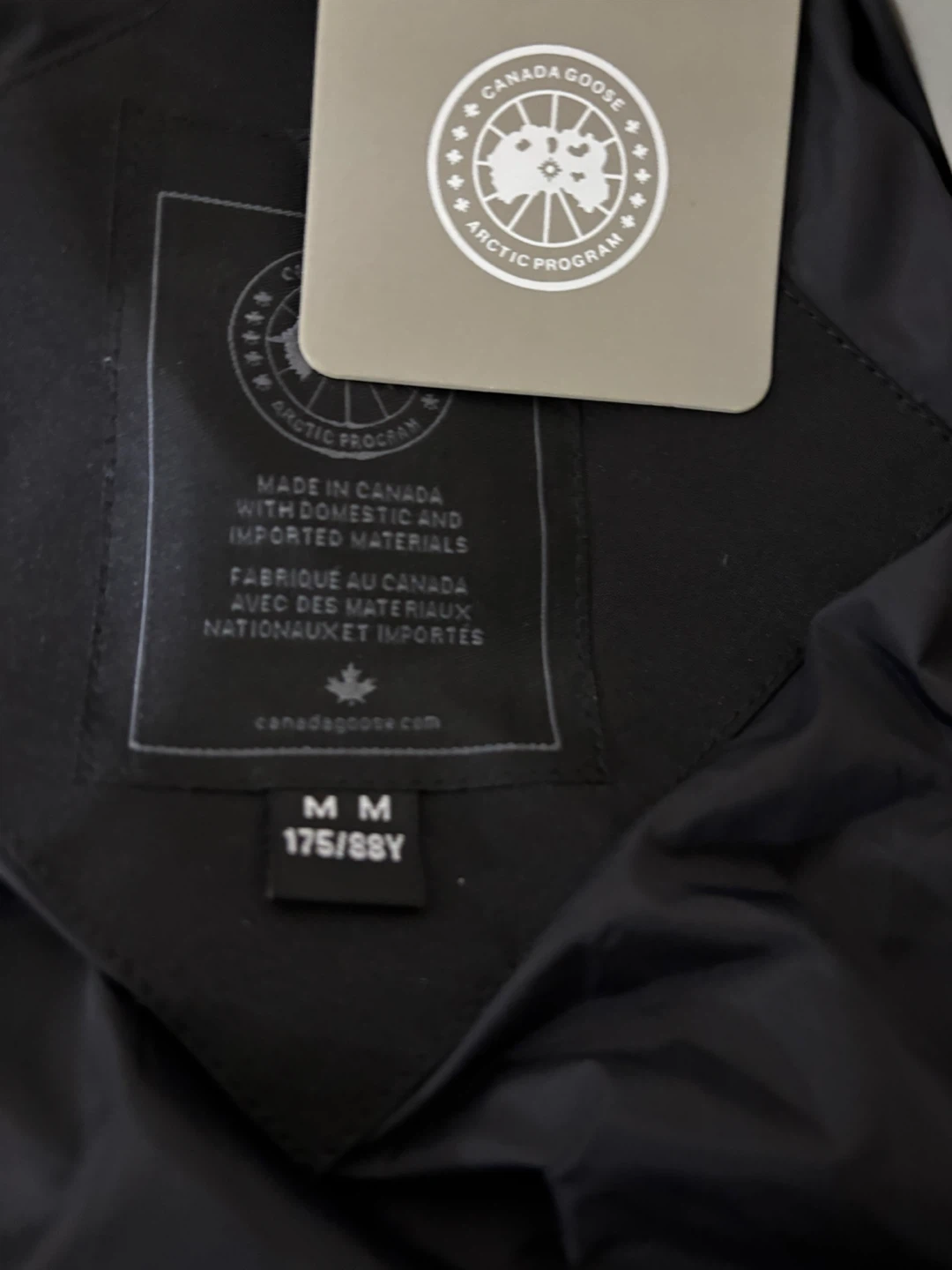 Canada Goose Black Down Parka - Size M - photo 3