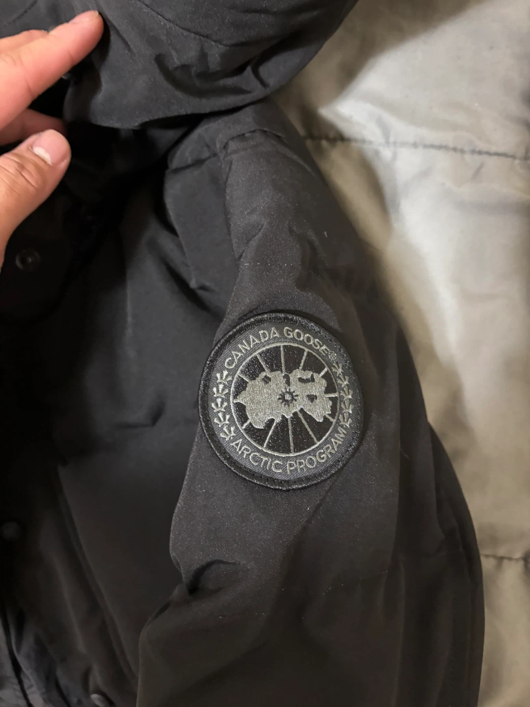 Canada Goose Black Down Parka - Size M - photo 2