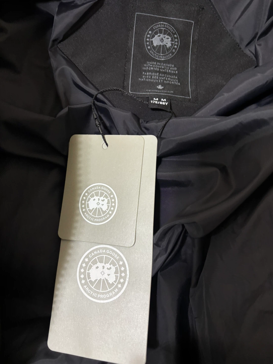 Canada Goose Black Down Parka - Size M - photo 5