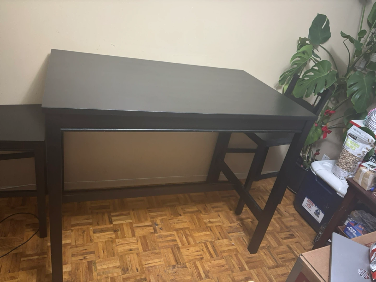 IKEA Bar Table with 4 Chairs - Black - photo 2