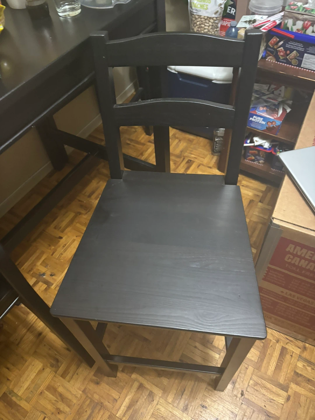 IKEA Bar Table with 4 Chairs - Black - photo 5