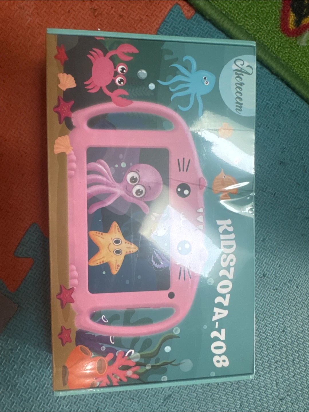 Ascrecem Kids Tablet - purple and blue  🧡 - photo 5