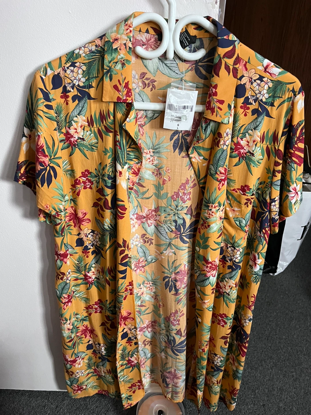 Forever 21 Floral Shirt - Size L - photo 3
