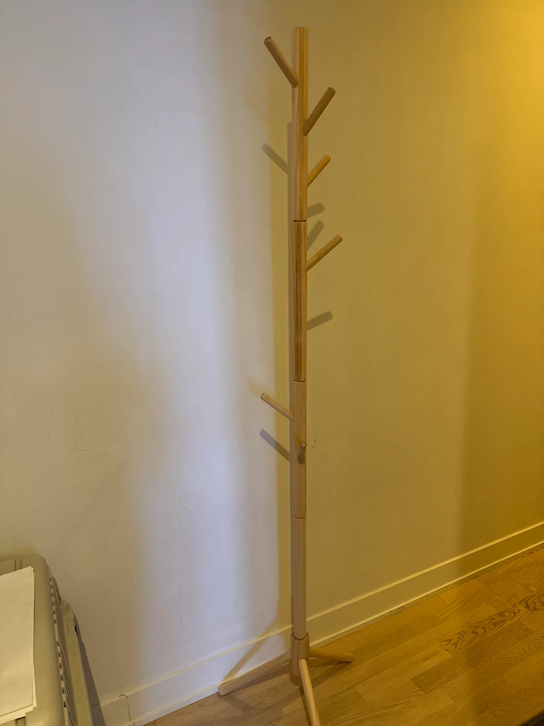 Wooden Coat Rack Stand (No assembly needed)