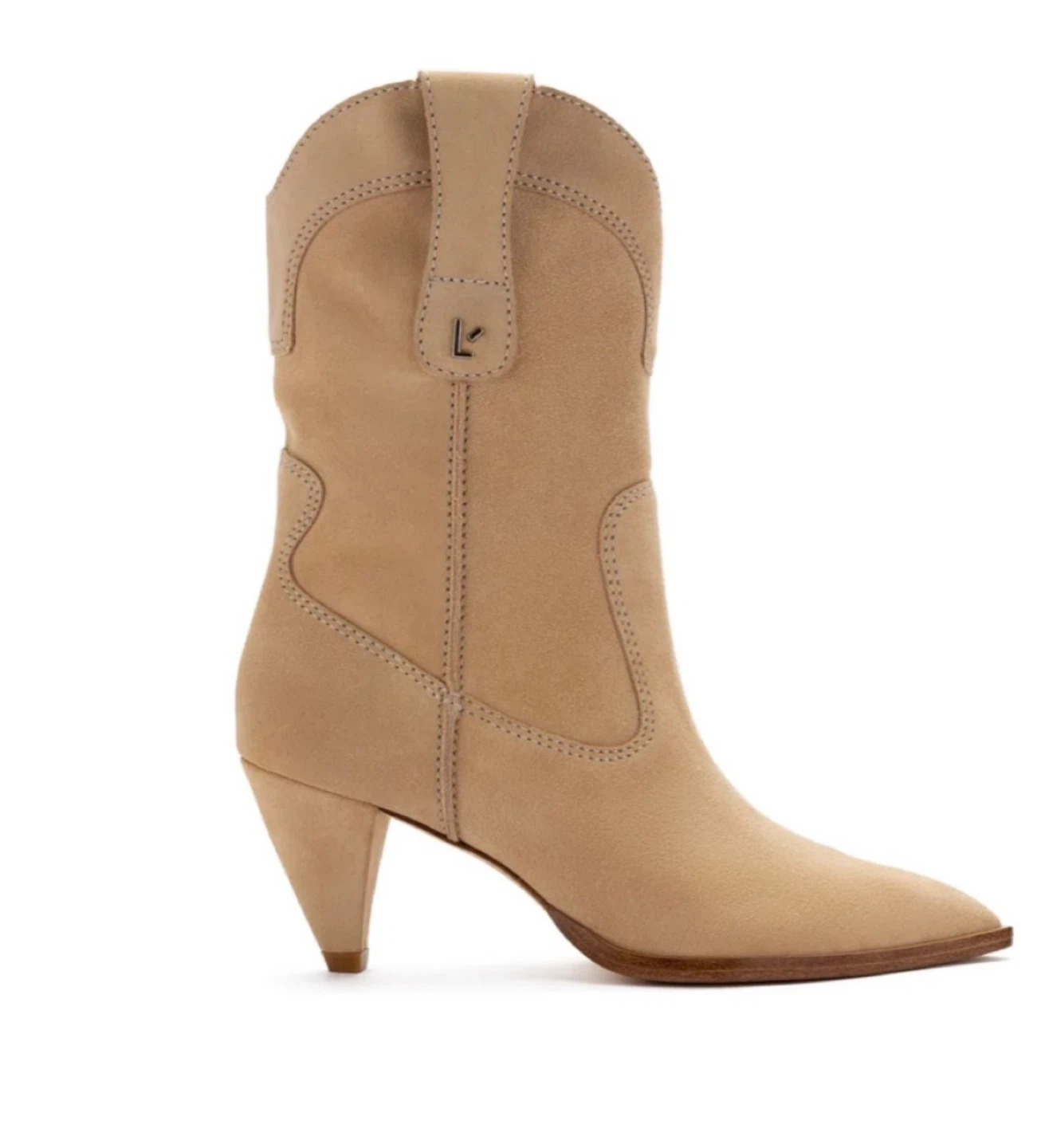 Larroudé Thelma Boot in Sand Suede - photo 4