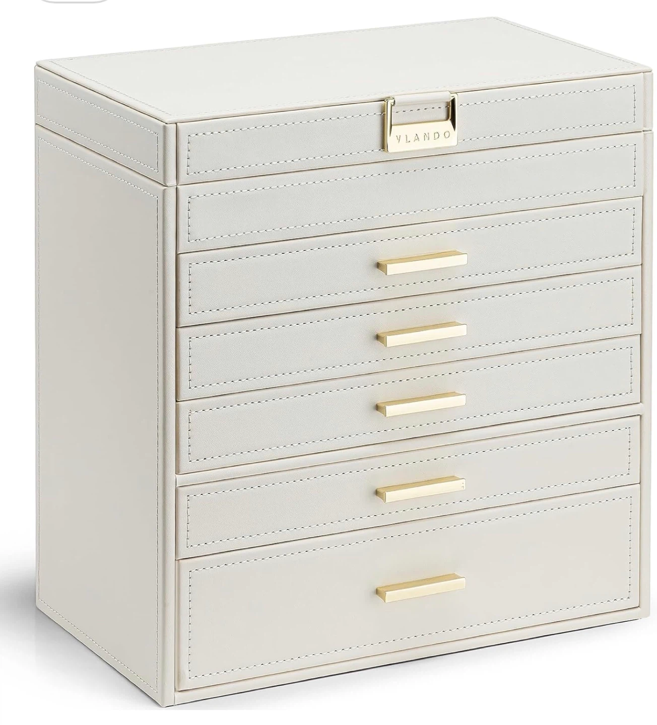 Vlando Jewelry Box Organizer - White - photo 5