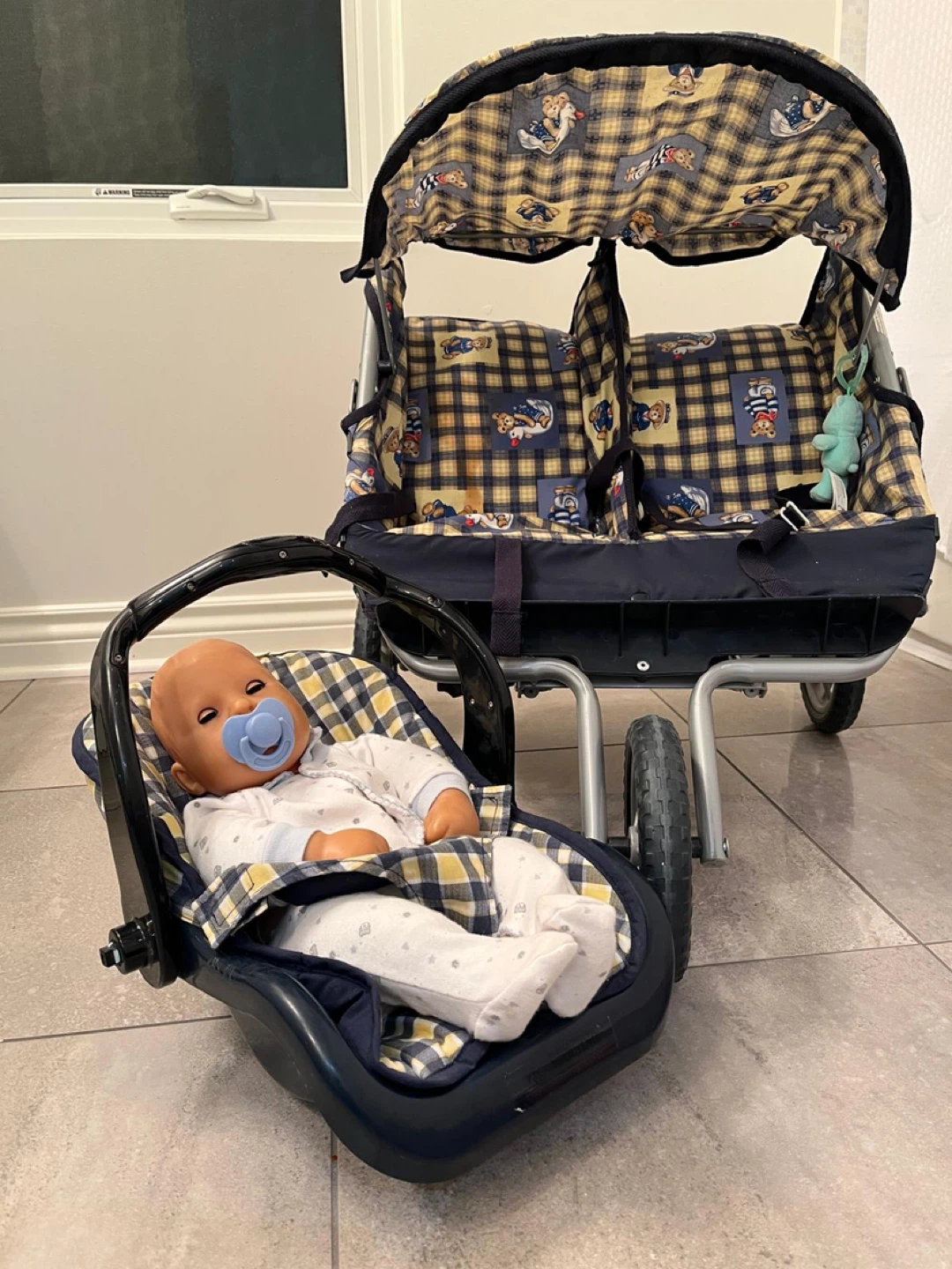 Toy Doll Stroller with Carrier