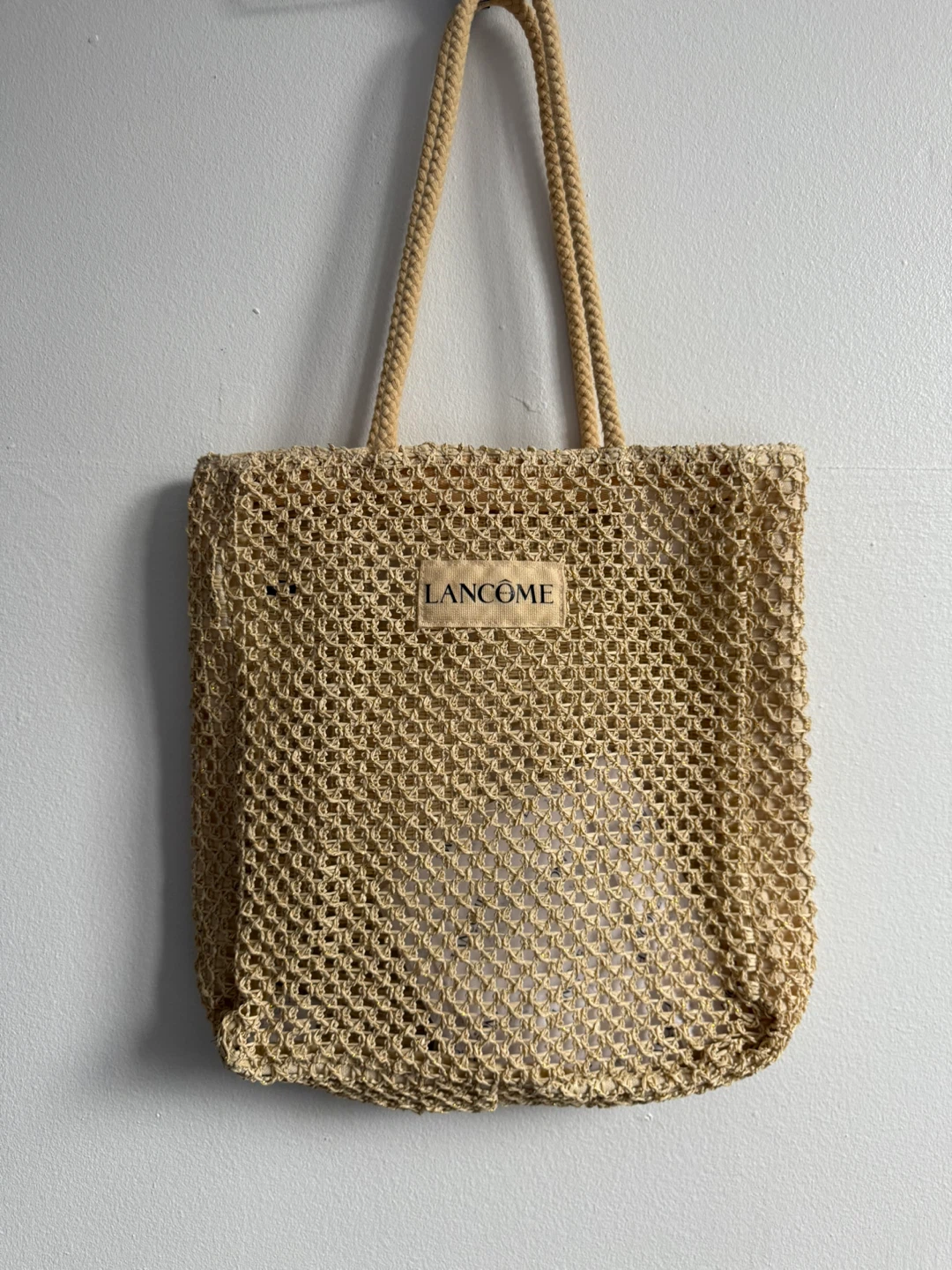 Lancôme Beige Tote Bag