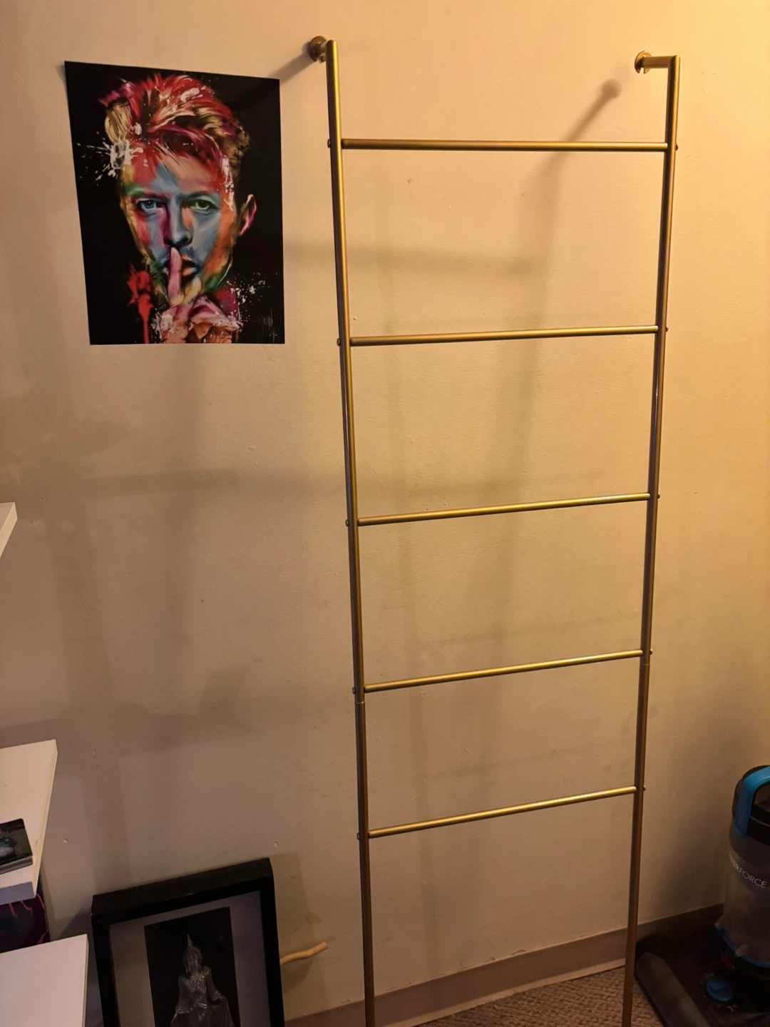 Gold Metal Decorative Ladder - photo 2