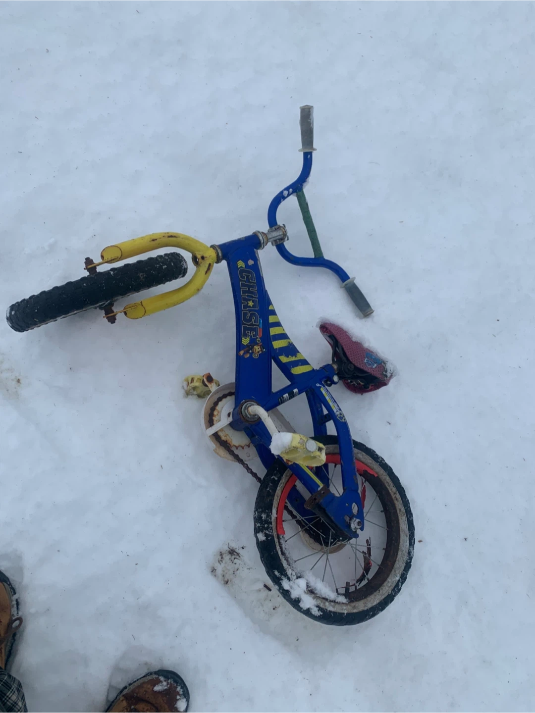 Chase Kids Bike - Blue and Yellow