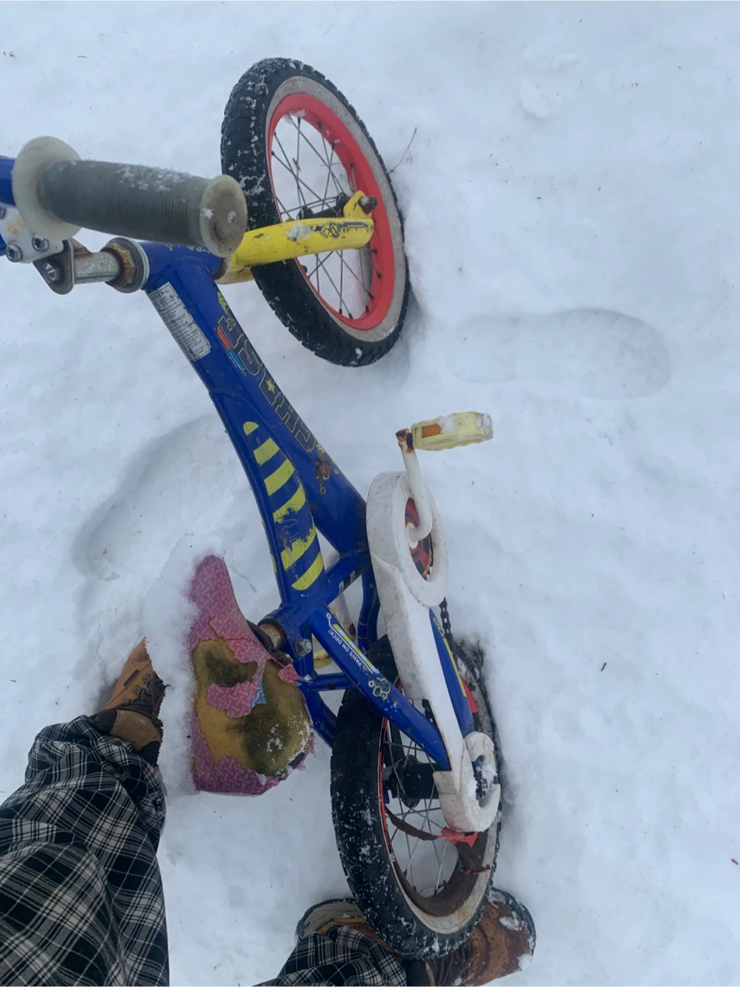 Chase Kids Bike - Blue and Yellow - photo 2