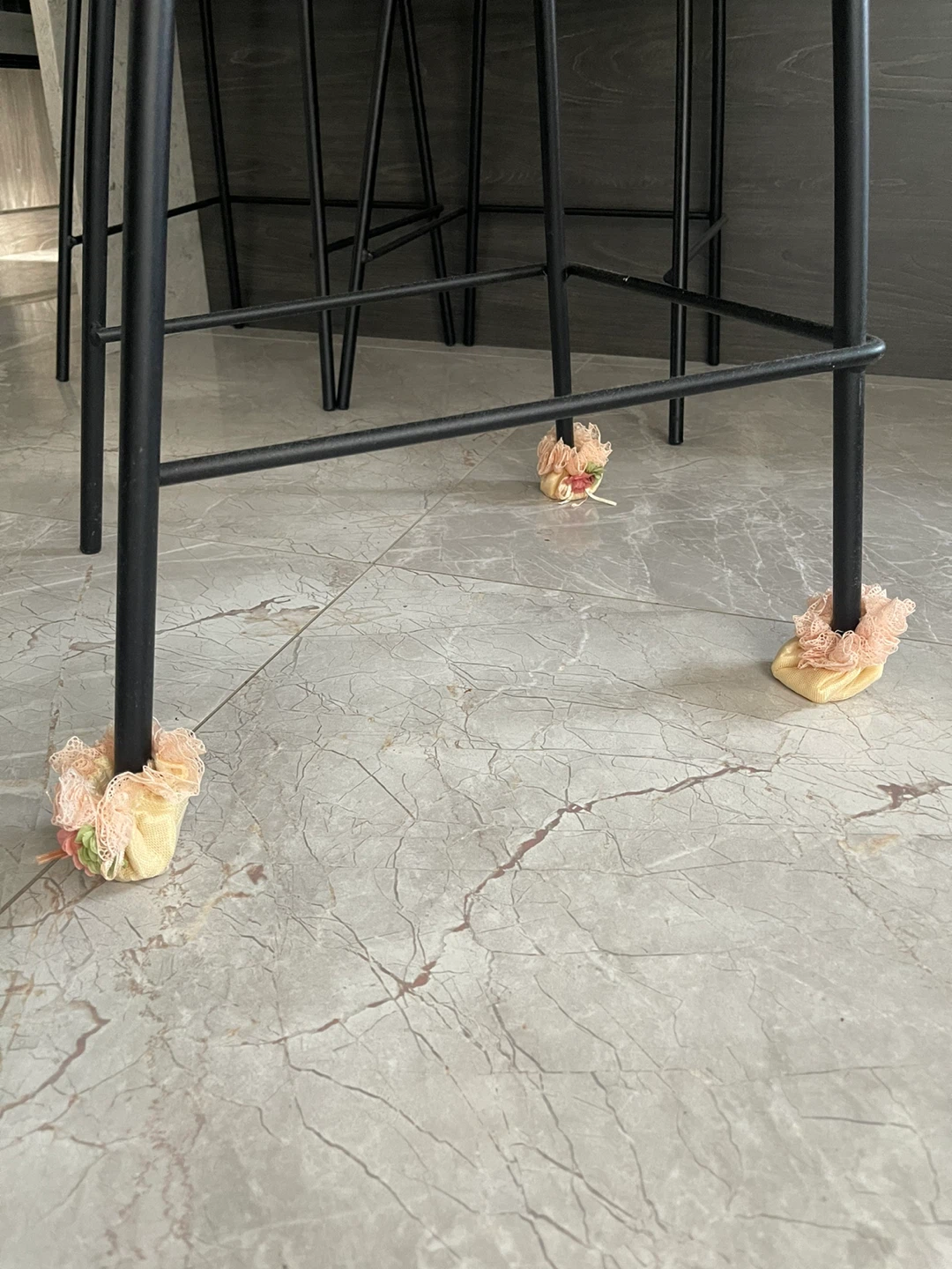 Chair Leg Protectors - Beige & Pink - photo 4