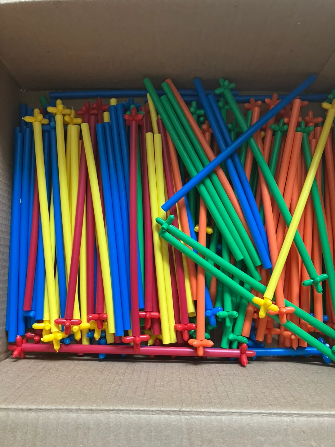 Colorful Straw Constructor Building Toy