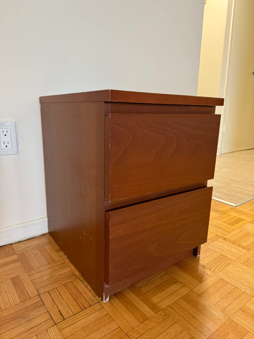 2 IKEA Bedside Tables with Drawer - photo 5
