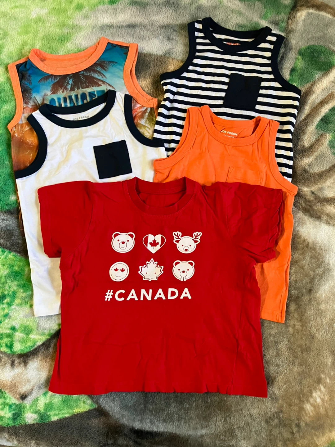 Toddler Tank Tops & Canada T-Shirt Bundle