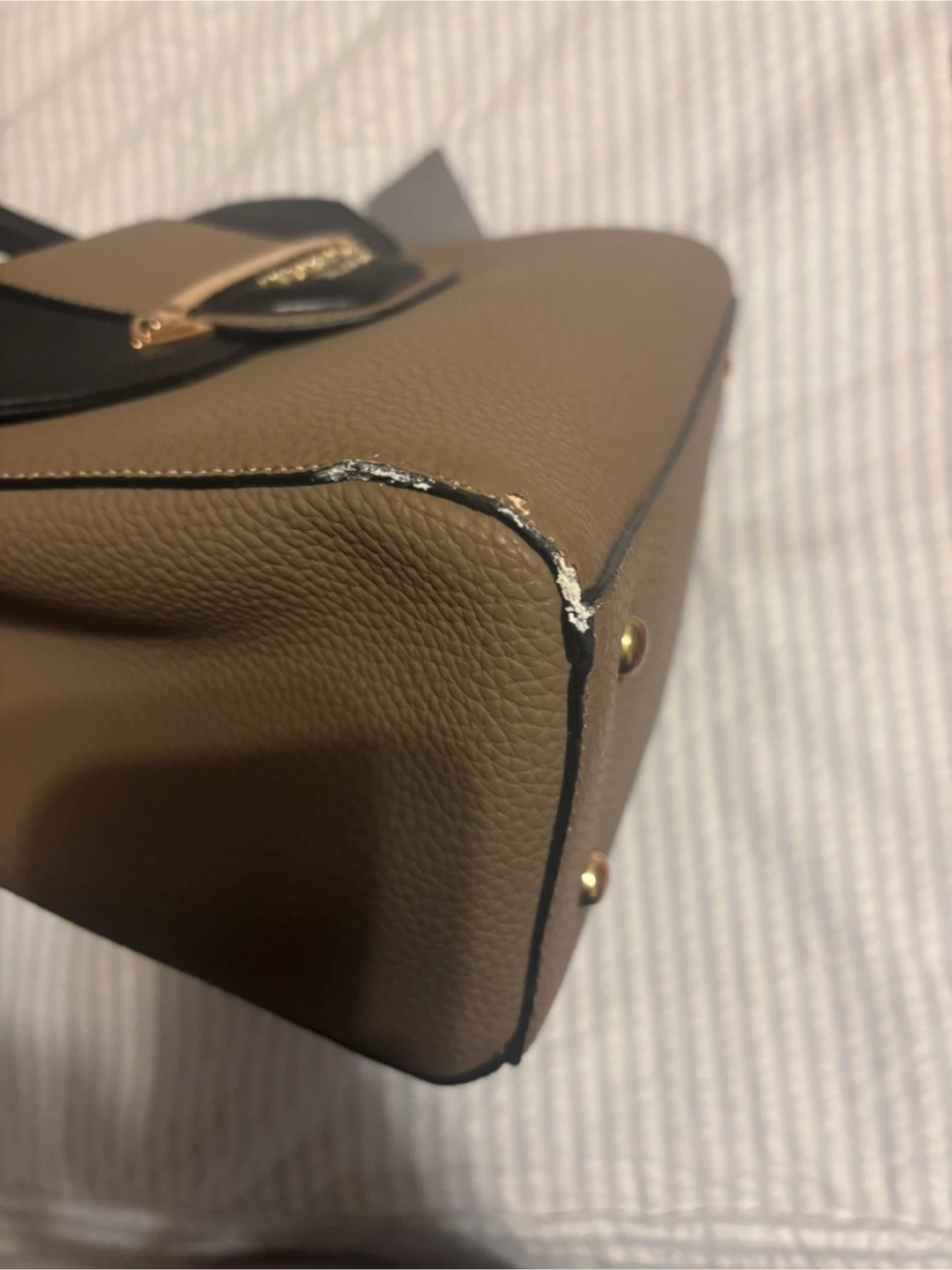 Prada Milano Beige & Black Handbag - photo 4