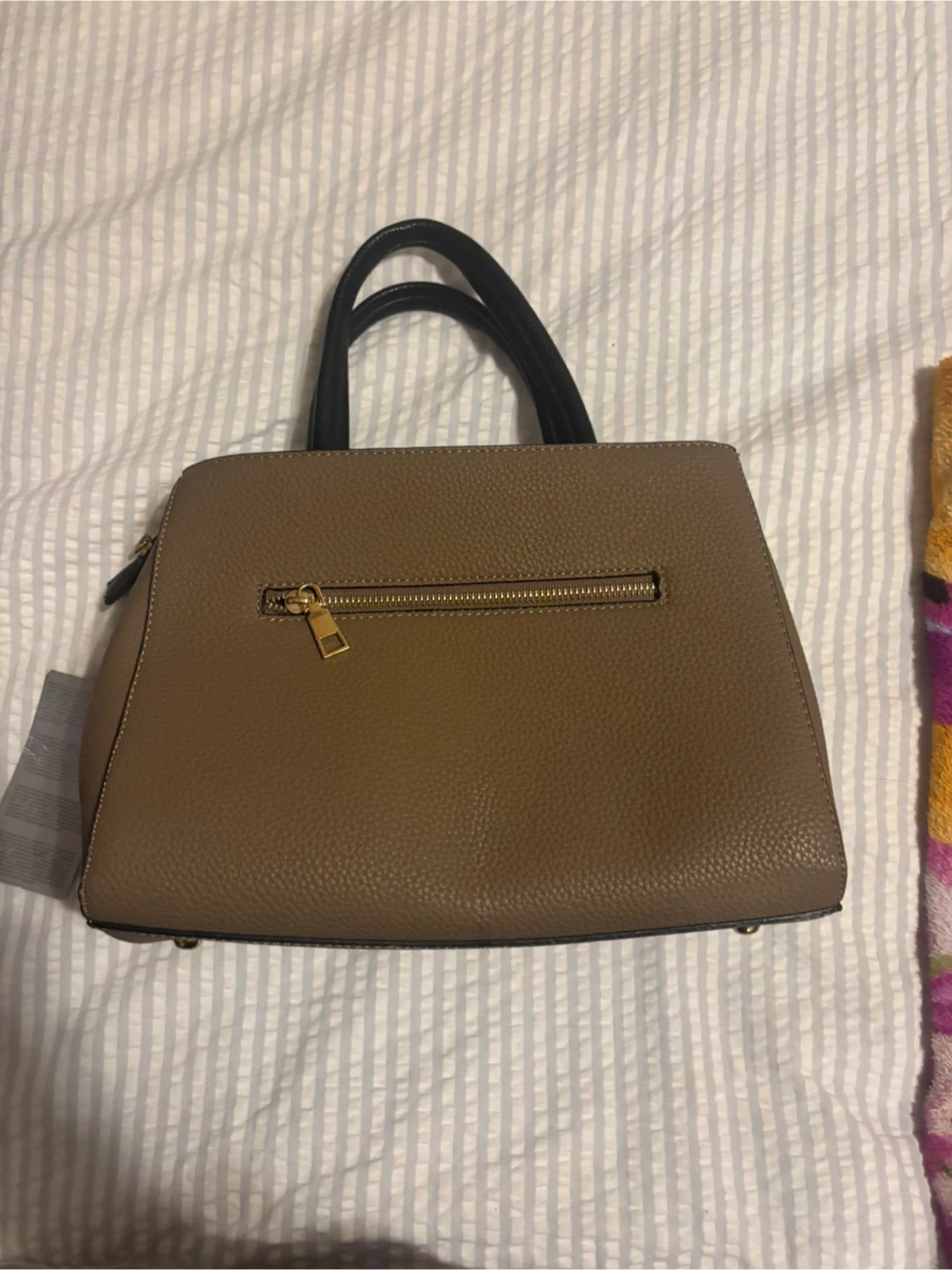 Prada Milano Beige & Black Handbag - photo 3