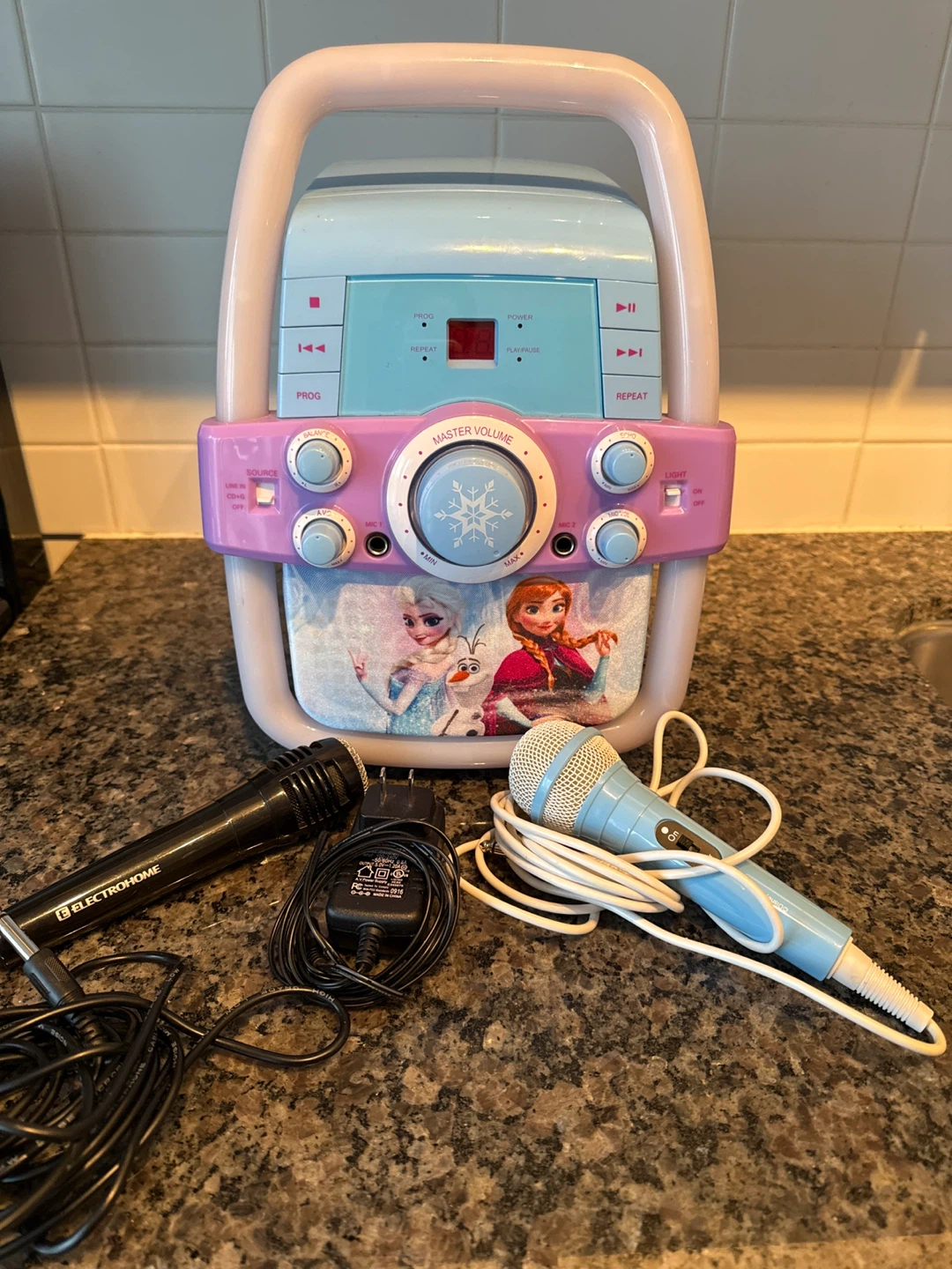 Disney Frozen Karaoke Machine with 2 Mics
