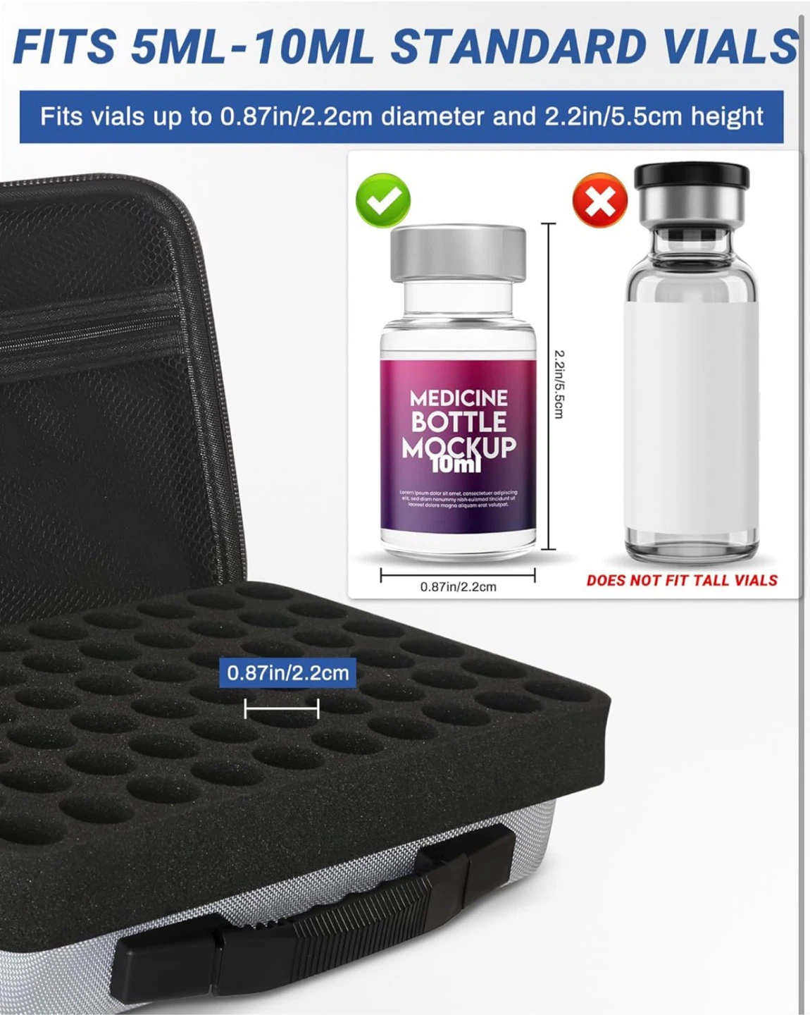 Vial Case - Holds 60 x 10mL Vials - photo 4