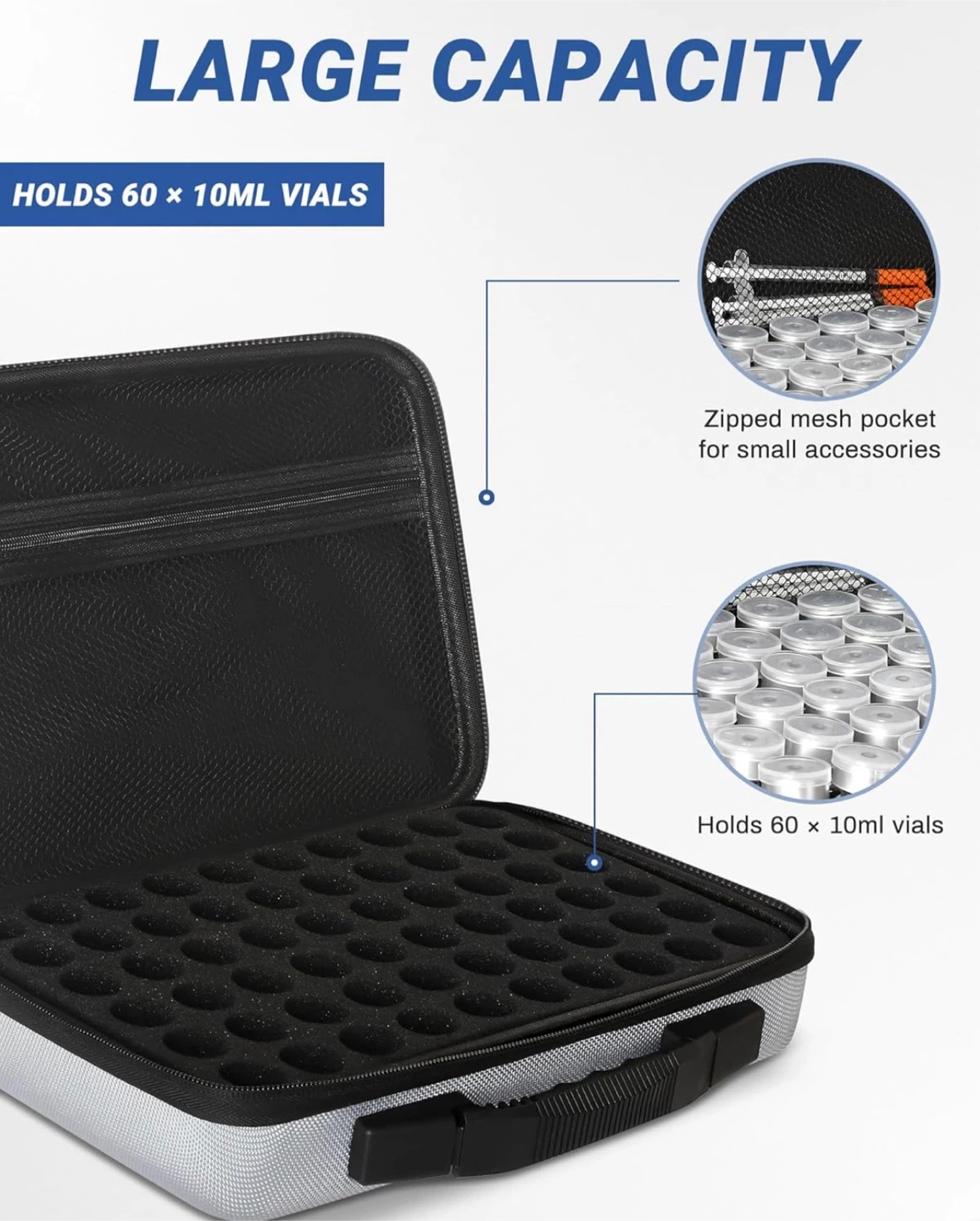 Vial Case - Holds 60 x 10mL Vials - photo 3