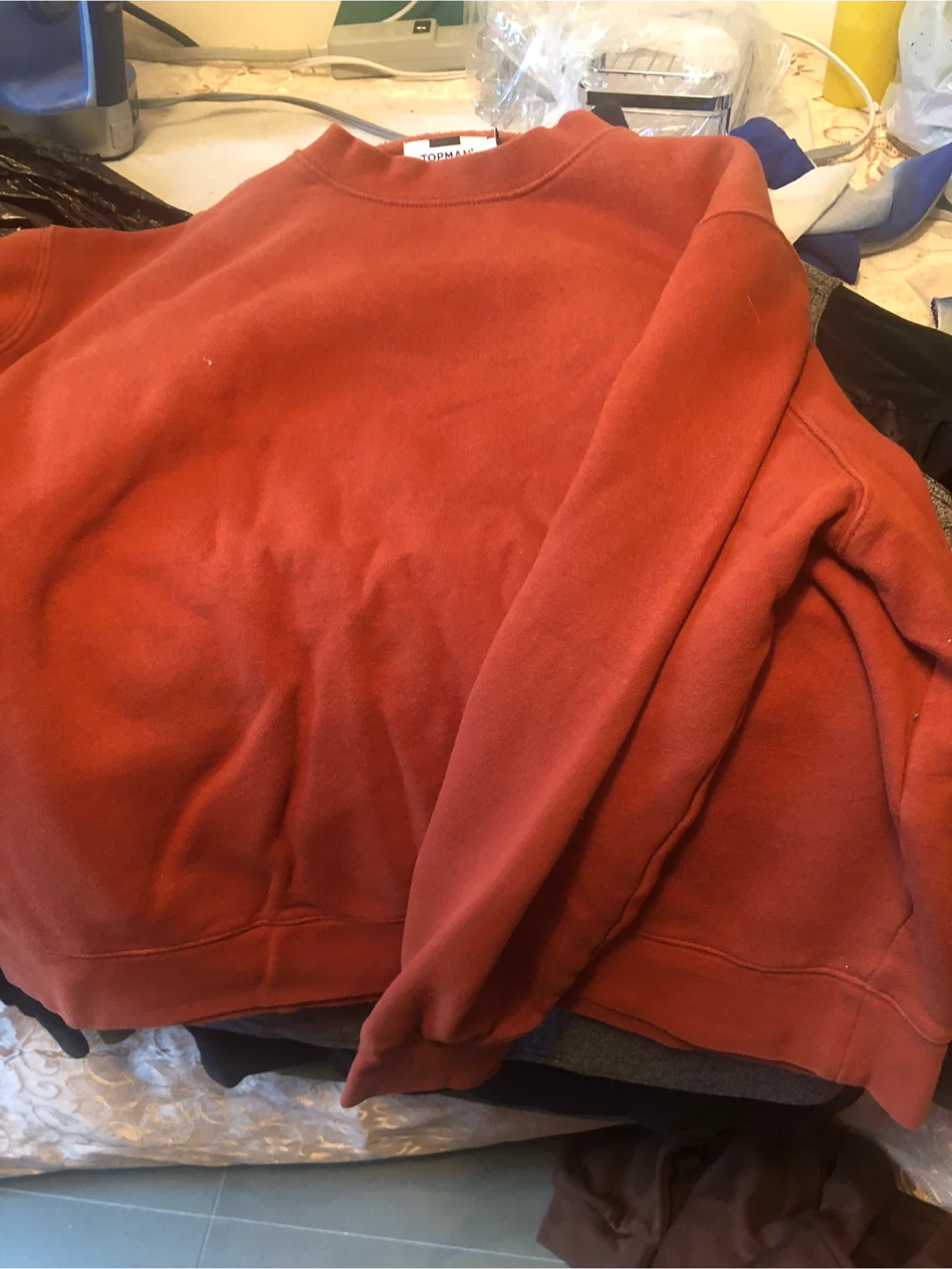 H&M Blue Patterned Sweatshirt - Size L - photo 4