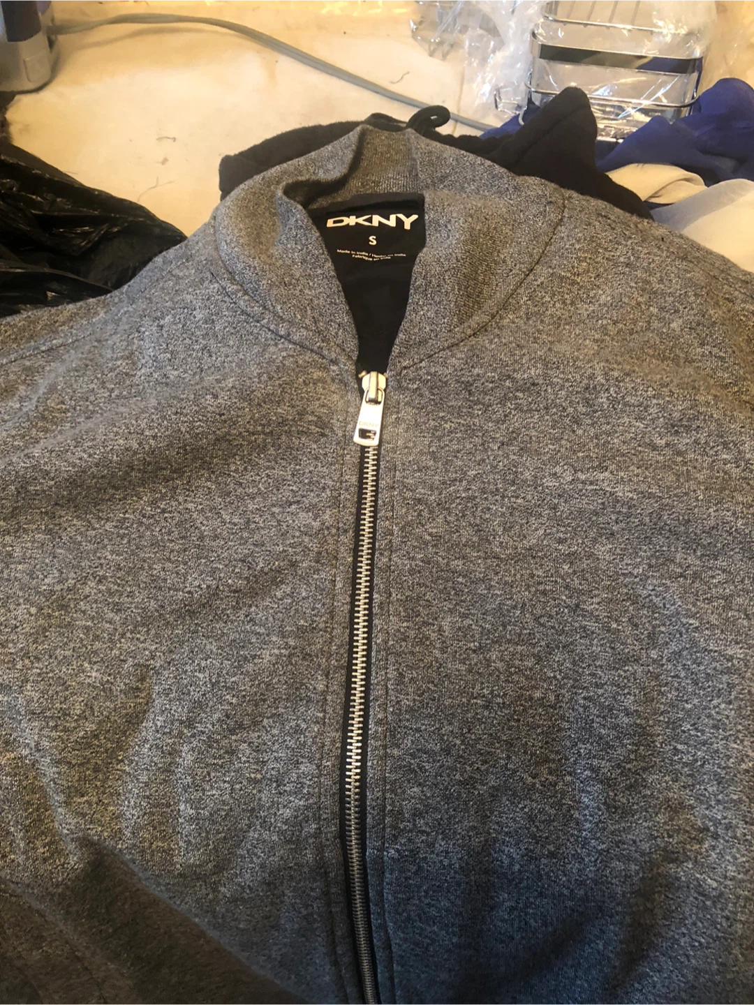 H&M Blue Patterned Sweatshirt - Size L - photo 2