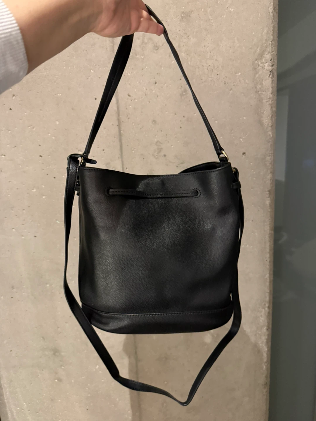 Ralph Lauren Black Leather Bucket Bag - photo 3