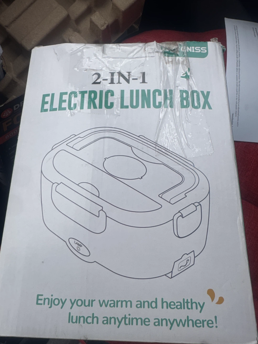 Geveniss 2-in-1 Electric Lunch Box