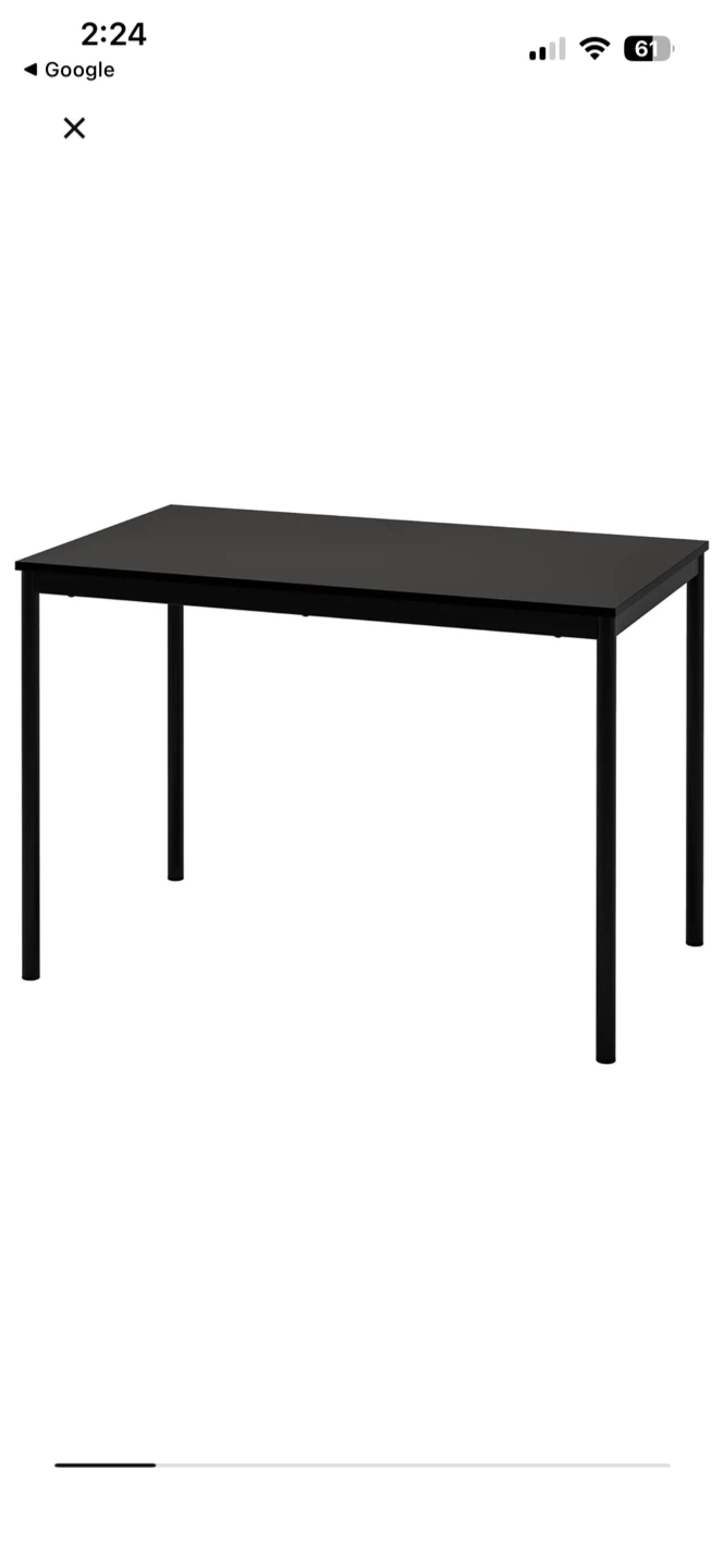 Black Dining Table (ikea)