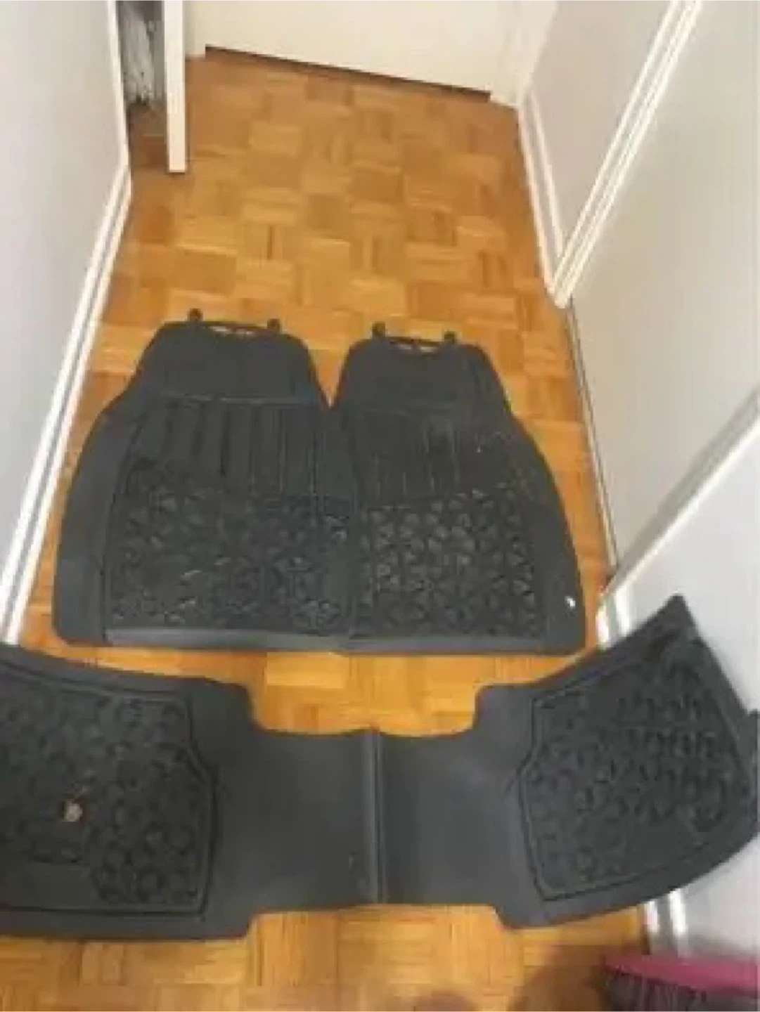 Black Car Floor Mats - Set of 3