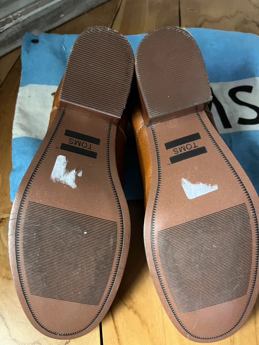 TOMS Brown Leather Ankle Boots - Size 8 - photo 2