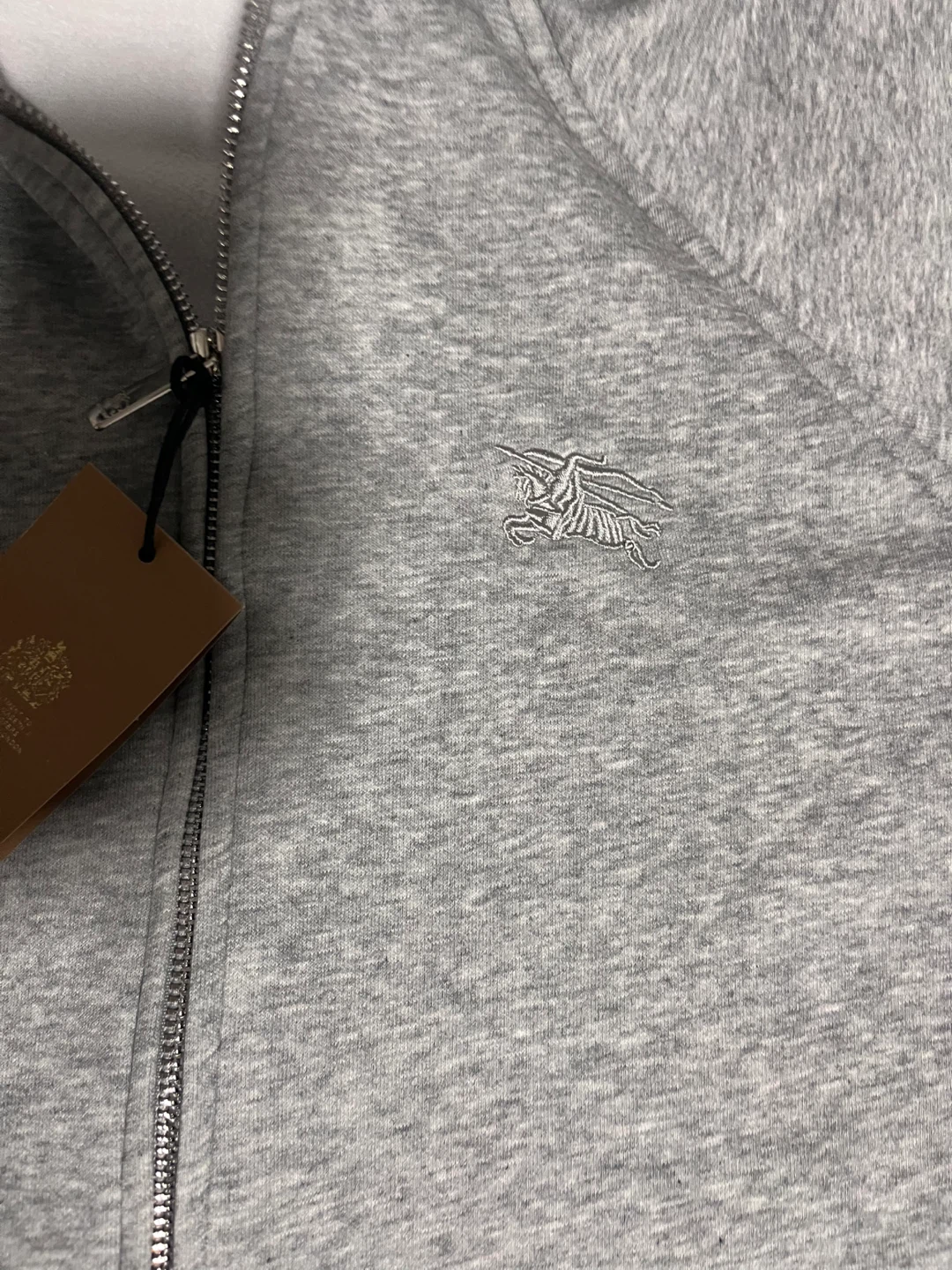 Burberry Grey Cotton Hoodie Size L - photo 2