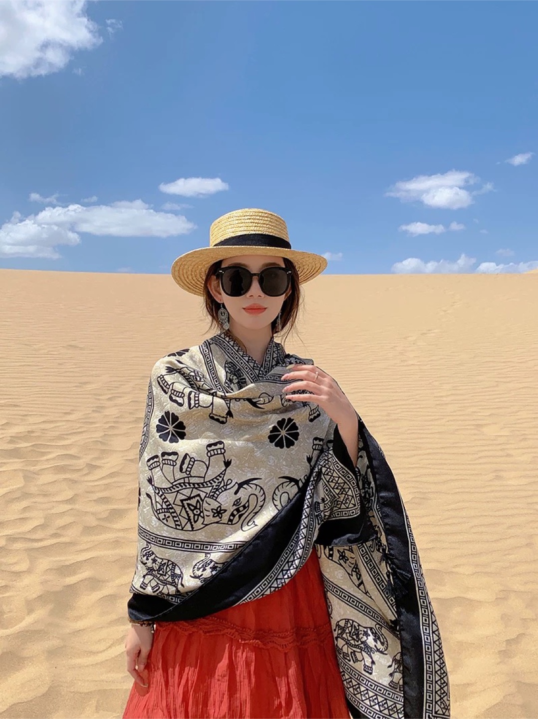 Elephant Print Scarf - photo 4