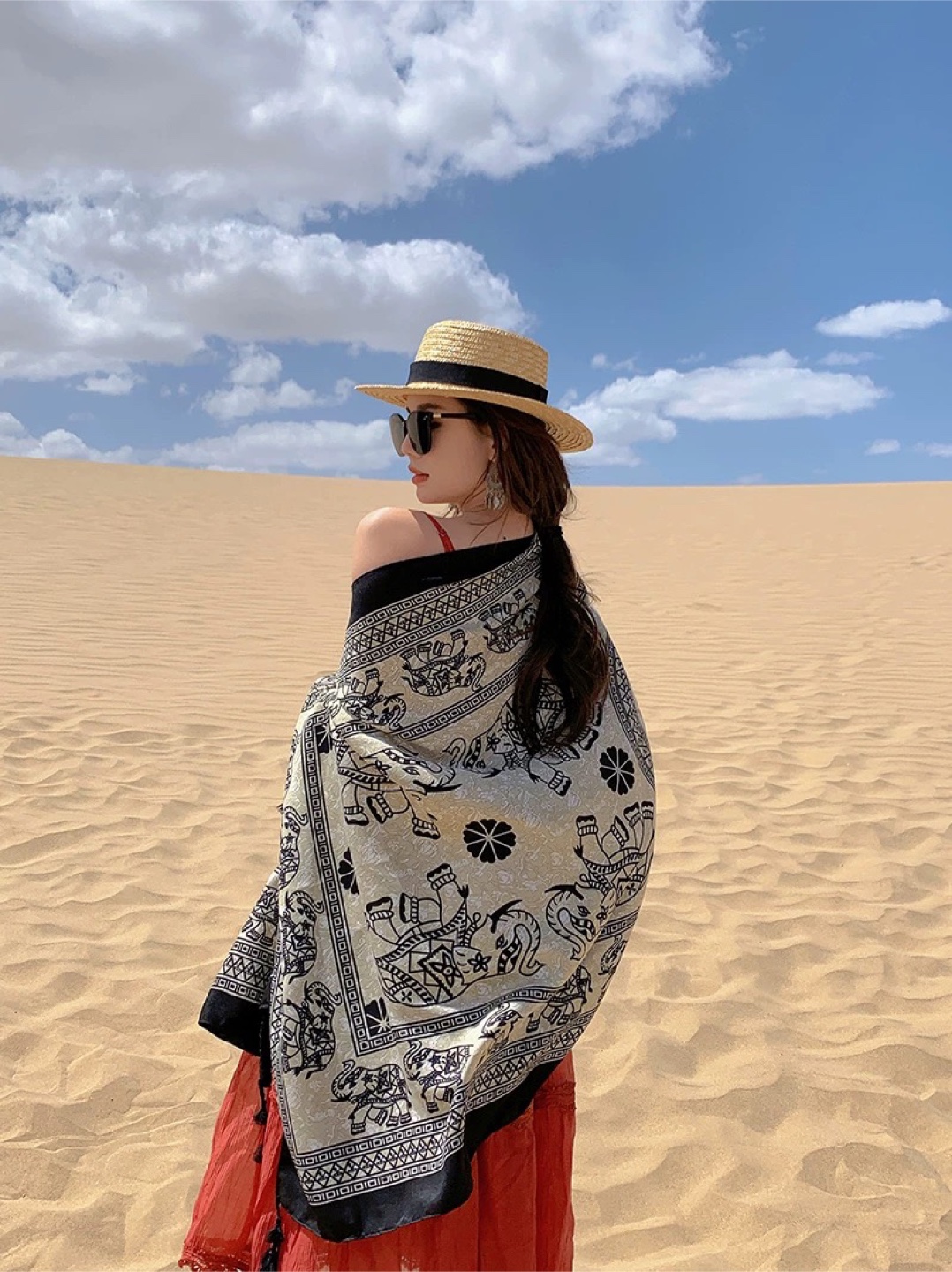 Elephant Print Scarf - photo 3