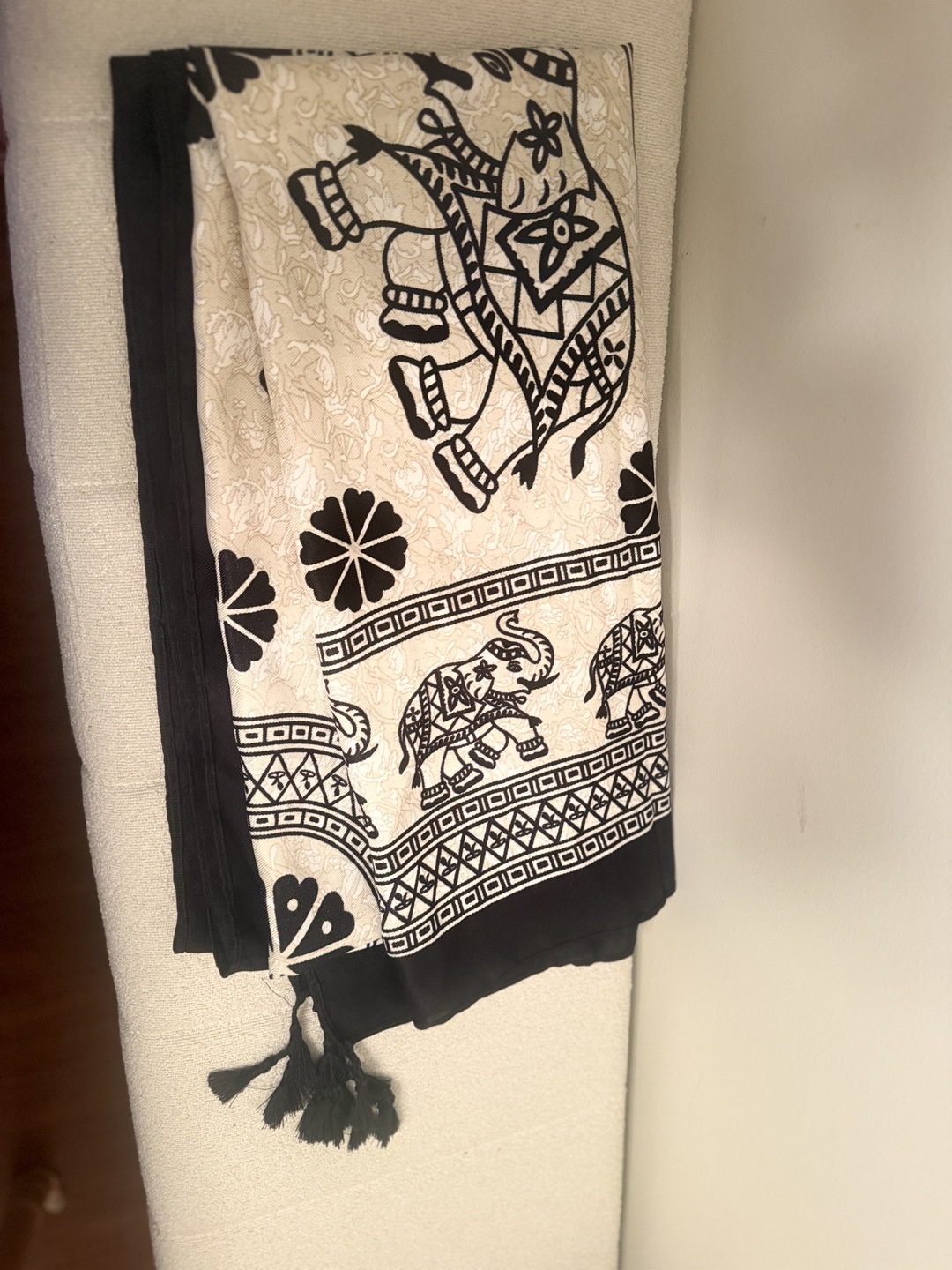 Elephant Print Scarf - photo 5