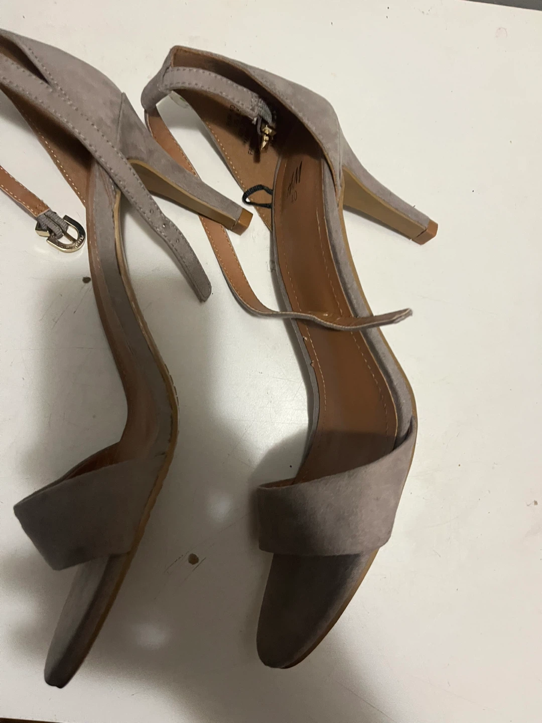 H&M Grey Heels - Size 10