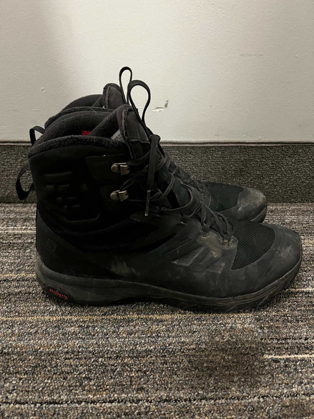 Salomon Black Boots (size 12)