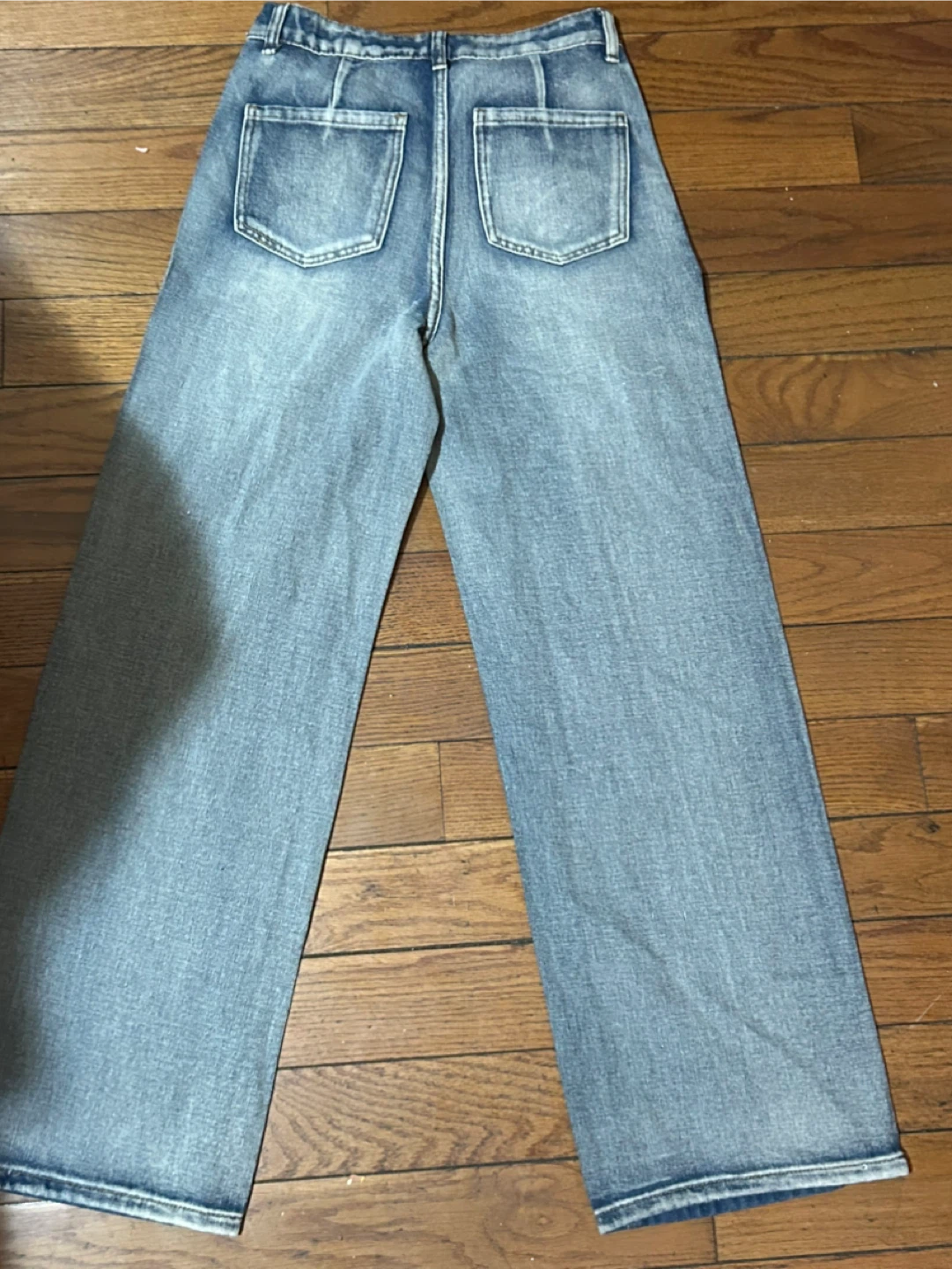 Rhinestone Embellished Wide Leg Jeans - photo 5