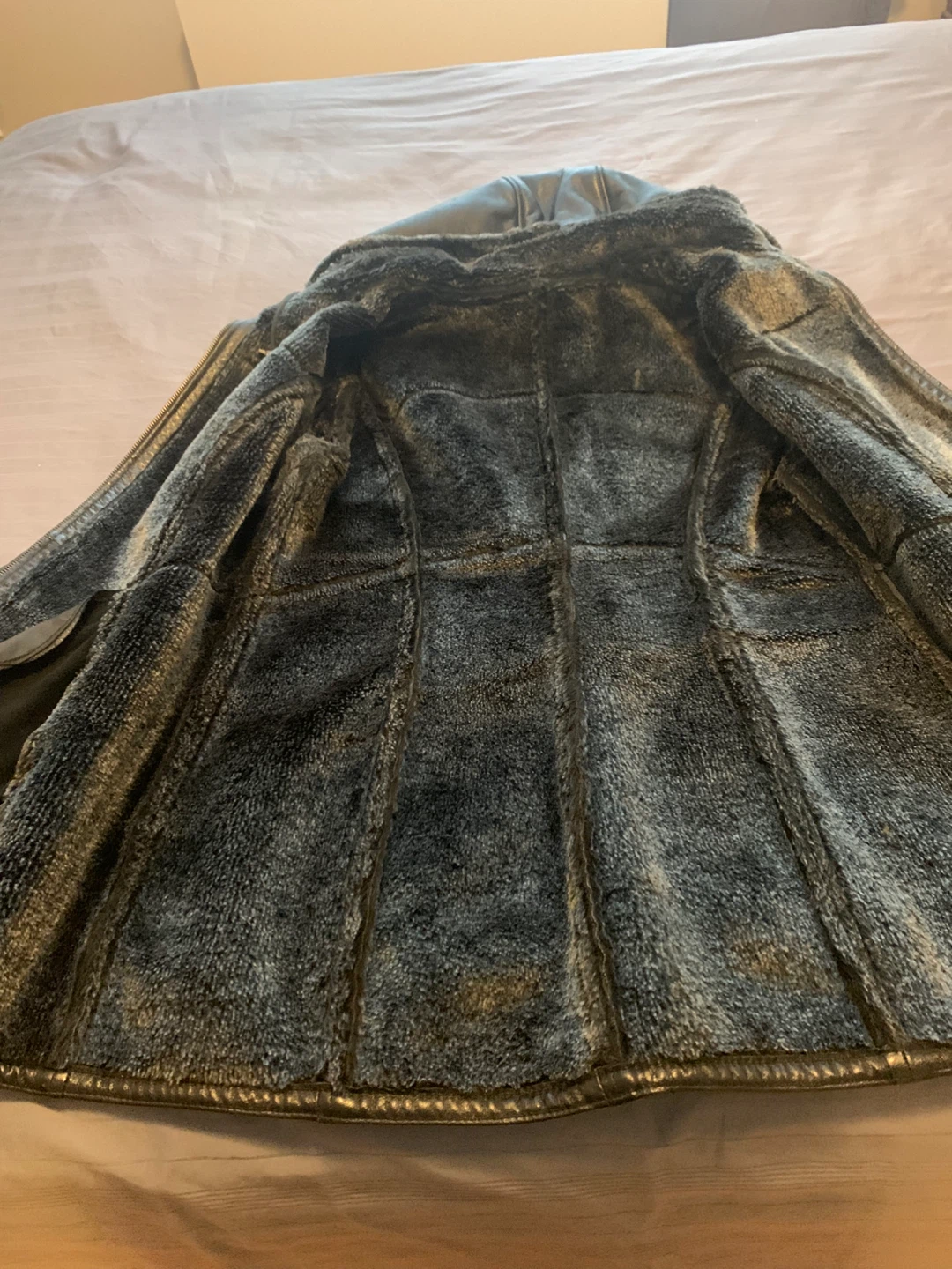 Danier Black Leather Jacket - Size S/P - photo 4